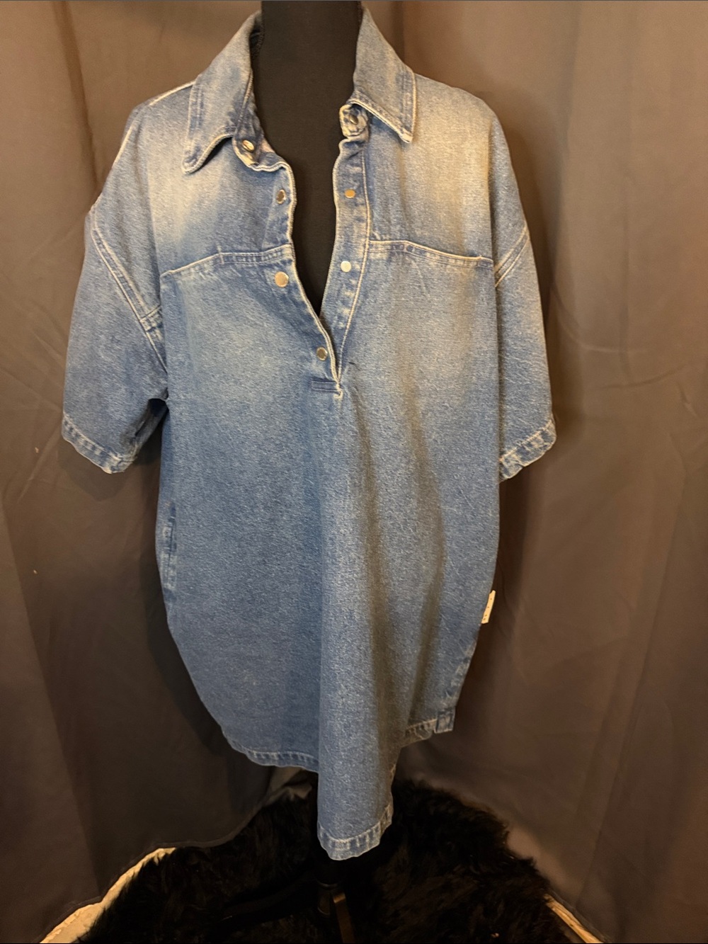 Off-White Oversized Denim AUTHENTIC OFF-WHITE Denim dress Blue